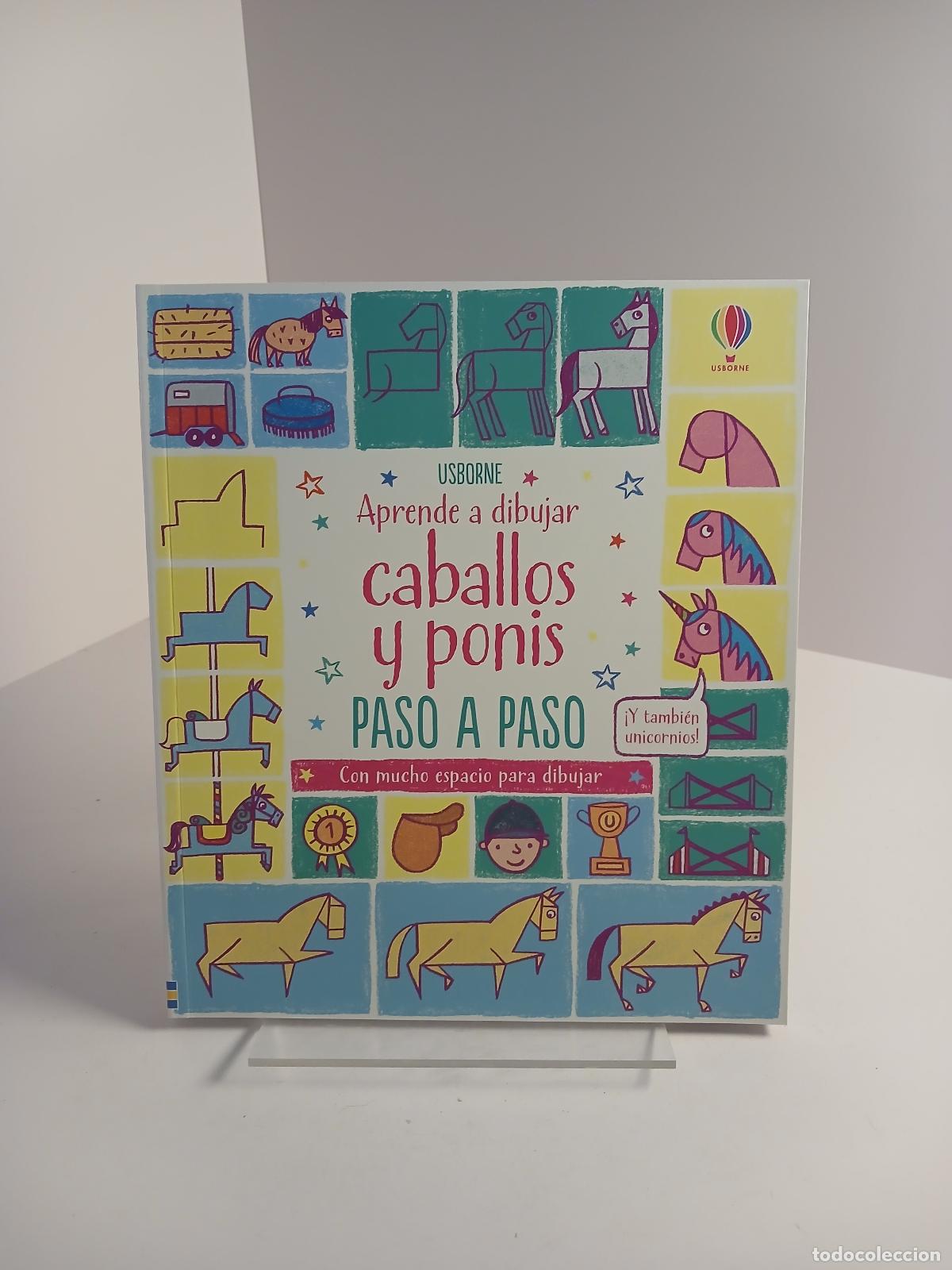 Libros de segunda mano: Aprende a dibujar caballos y ponis paso a paso - Fiona Watt