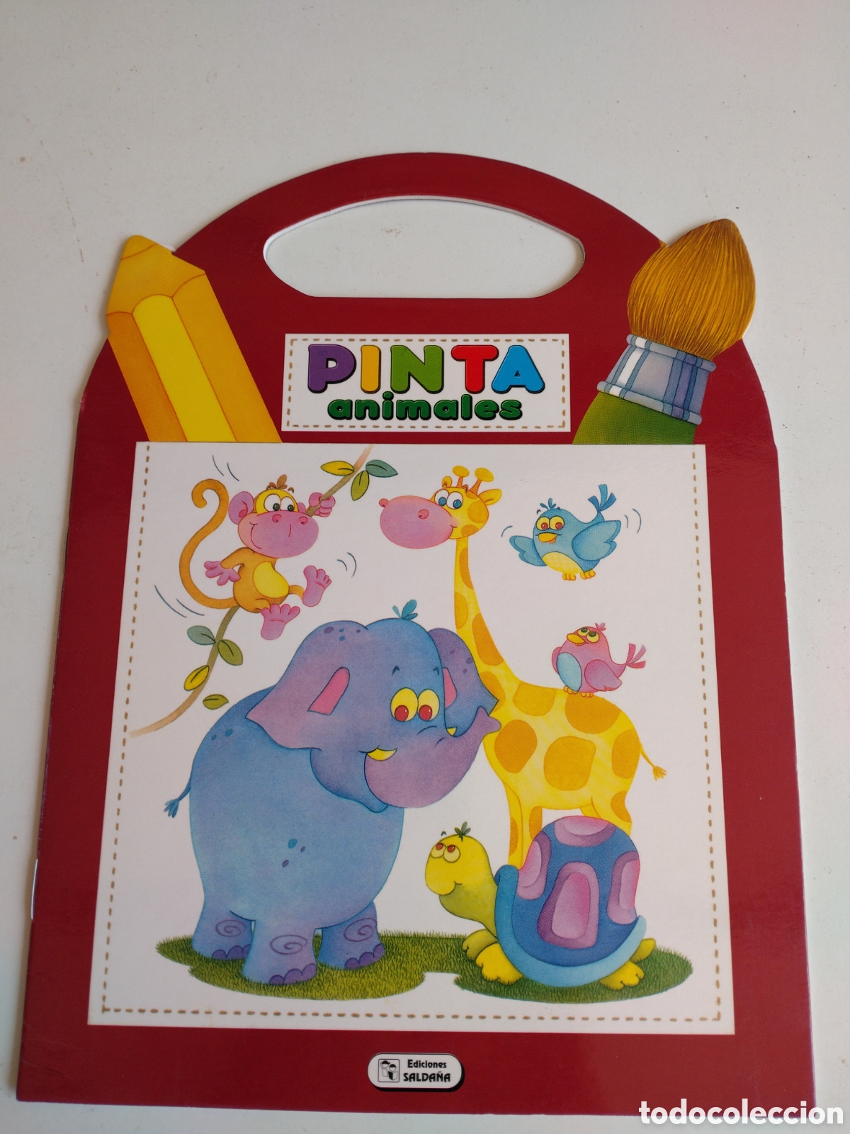 Libros de segunda mano: PINTA ANIMALES - COLECCI&Oacute;N GOYA - EDICIONES SALDA&Ntilde;A.