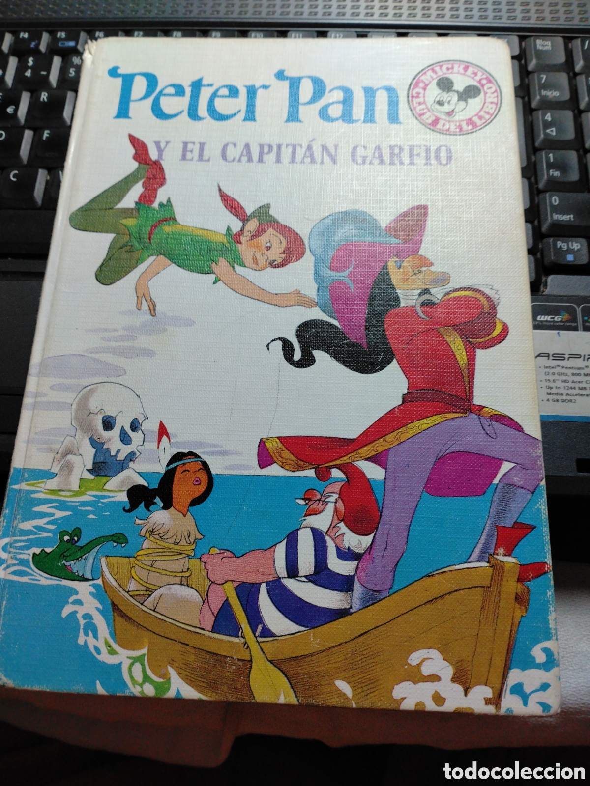Libros de segunda mano: PETER PAN - EL CAPITAN GARFIO - WALT DISNEY - CLUB INTERNACIONAL DEL LIBRO 1983.
