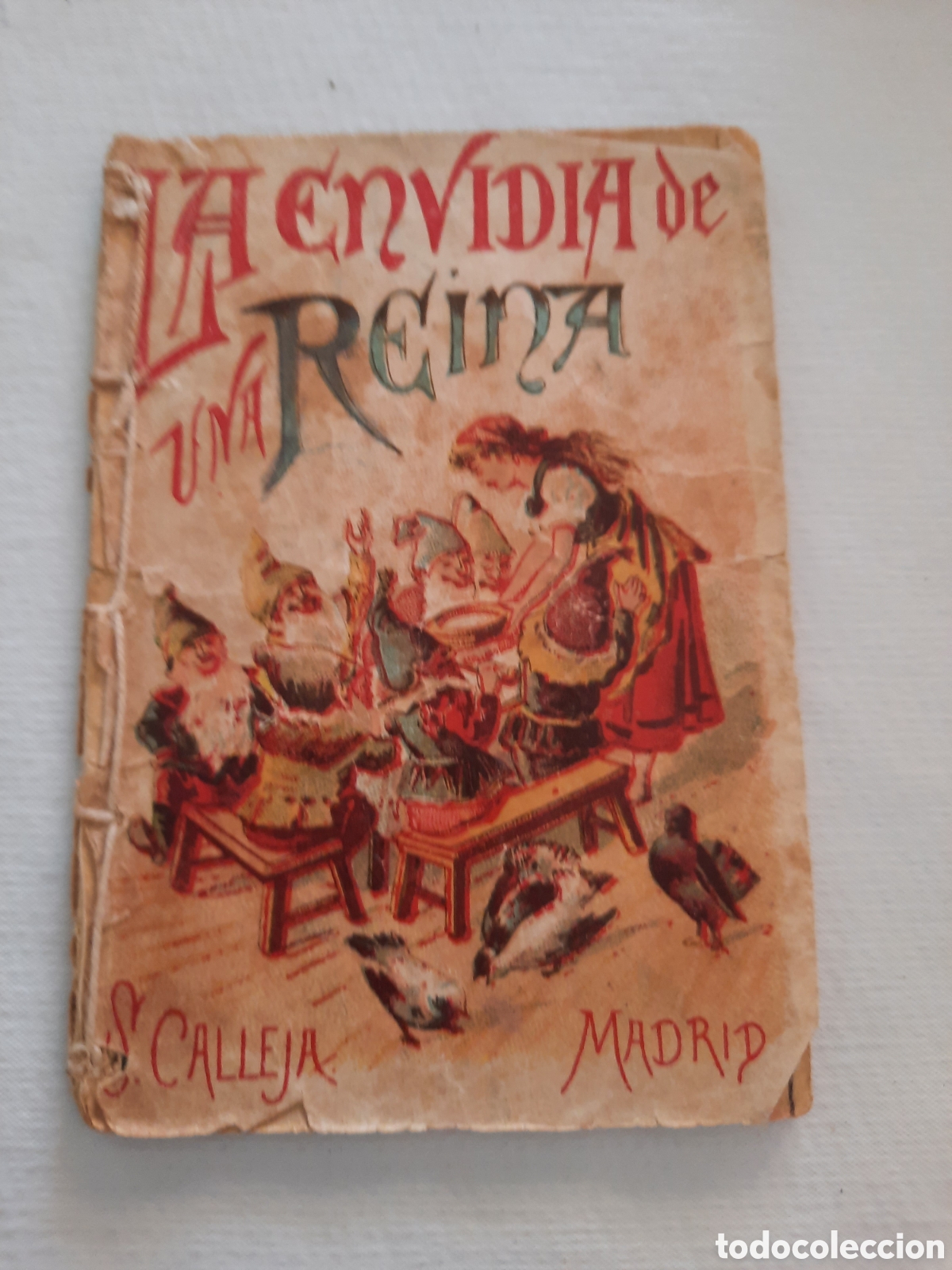 Libros de segunda mano: Antiguo mini cuento La envidia de una reina