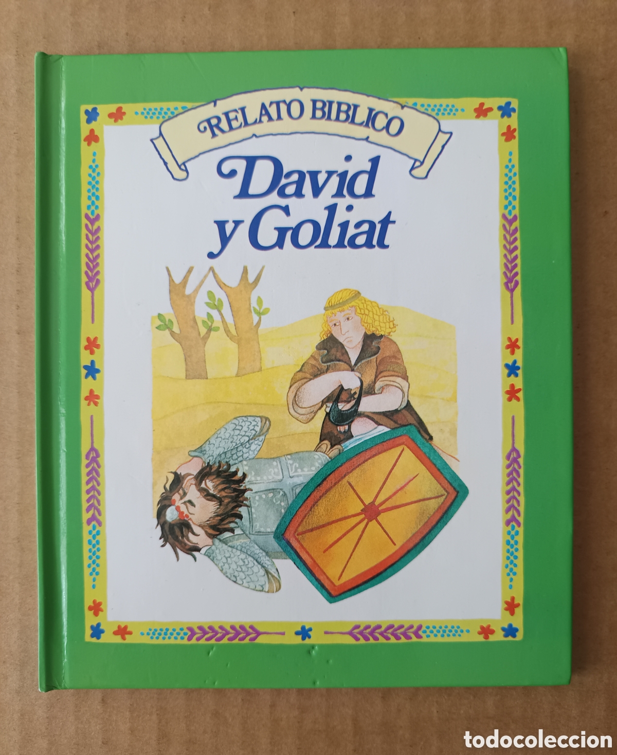 Libros de segunda mano: Relato B&iacute;blico: David y Goliat, por Carlo Frabetti (RBA/Origen, 1985). Mi Primera Biblioteca n&deg;14.
