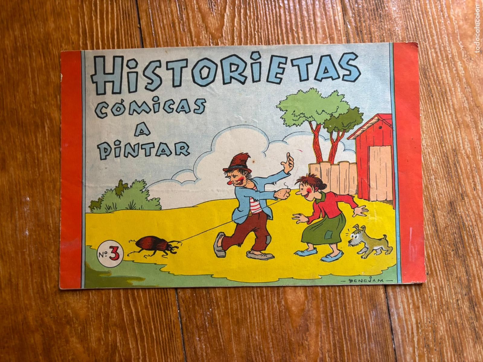 Libros de segunda mano: HISTORIETAS COMICAS A PINTAR 3