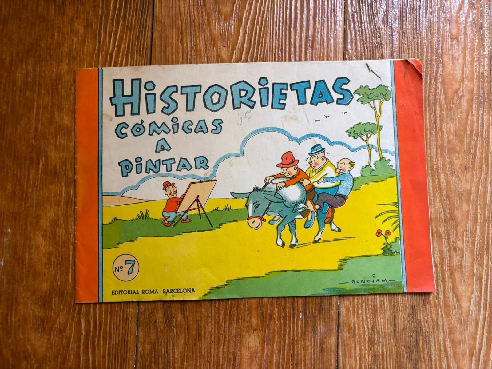 Libros de segunda mano: HISTORIETAS COMICAS A PINTAR 7