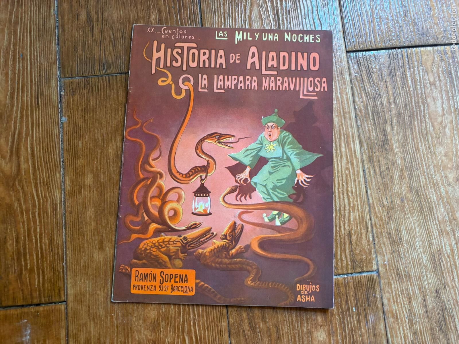 Libri di seconda mano: ALADINO Y LA LAMPARA MARAVILLOSA CUENTOS EN COLORES EDITORIAL RAMON SOPENA DIBUJOS DE ASHA