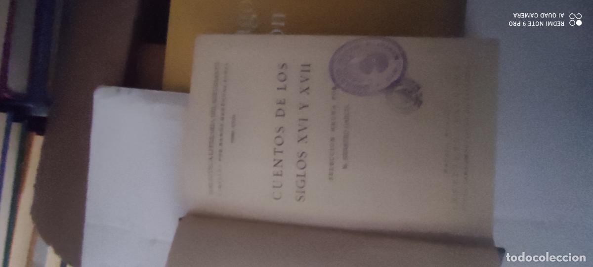 Libros de segunda mano: Cuentos de los siglos XVI y XVII