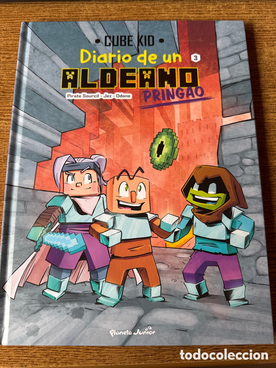 Libros de segunda mano: Minecraft. Diario de un aldeano pringao. C&oacute;mic 3 Traves&iacute;a por el desierto Cube Kid PLANETA 06/2022