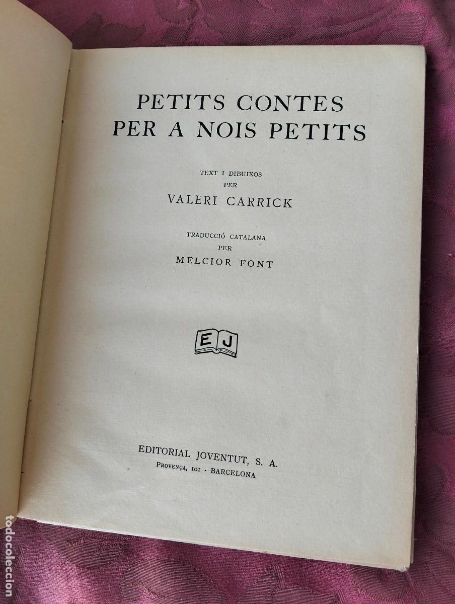 Libros de segunda mano: Petits contes per a nois petits Valeri Carrick editorial joventut - Foto 2