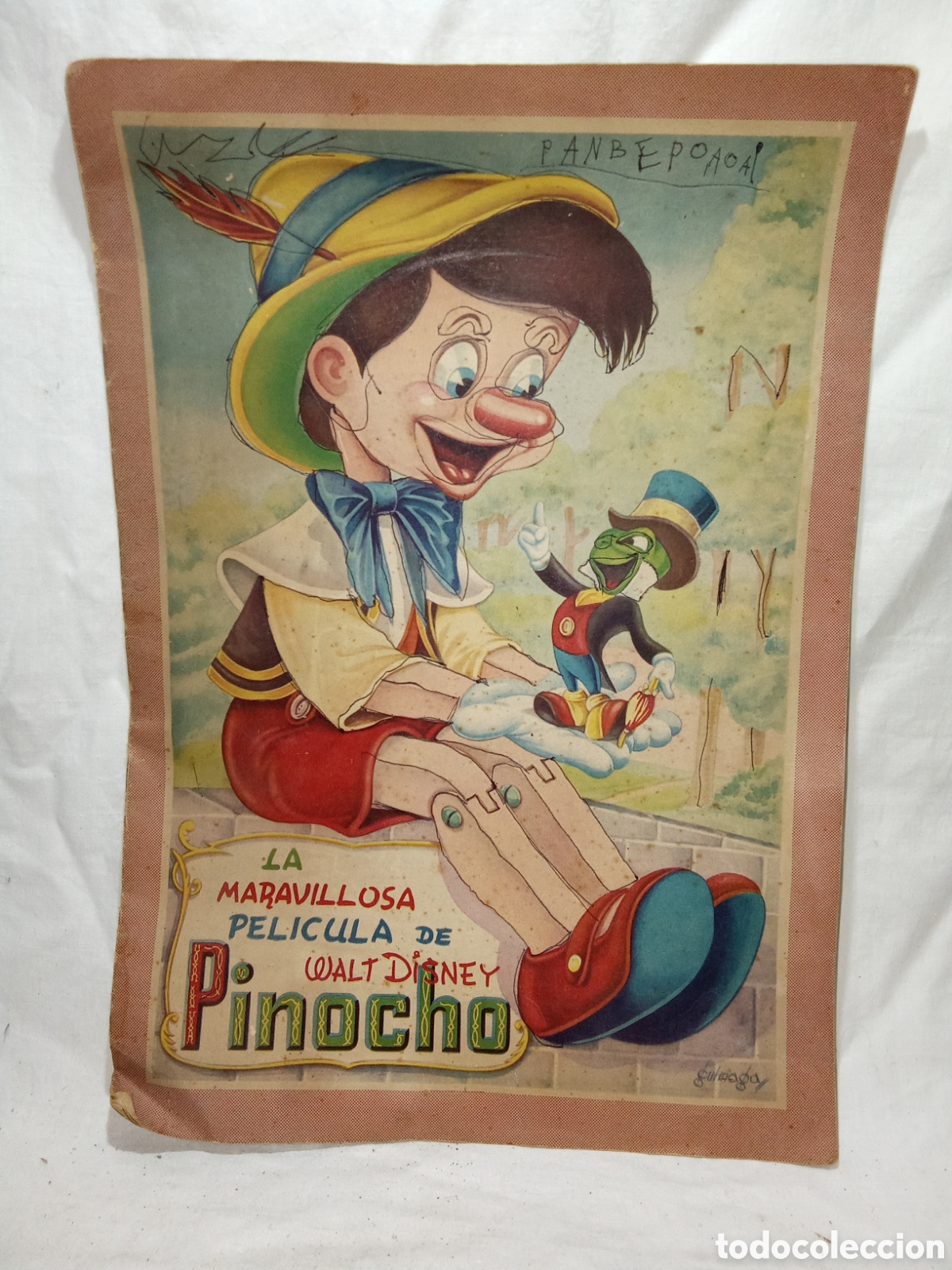 Gebrauchte B&uuml;cher: LA MARAVILLOSA PEL&Iacute;CULA DE WALT DISNEY PINOCHO ORIGINAL