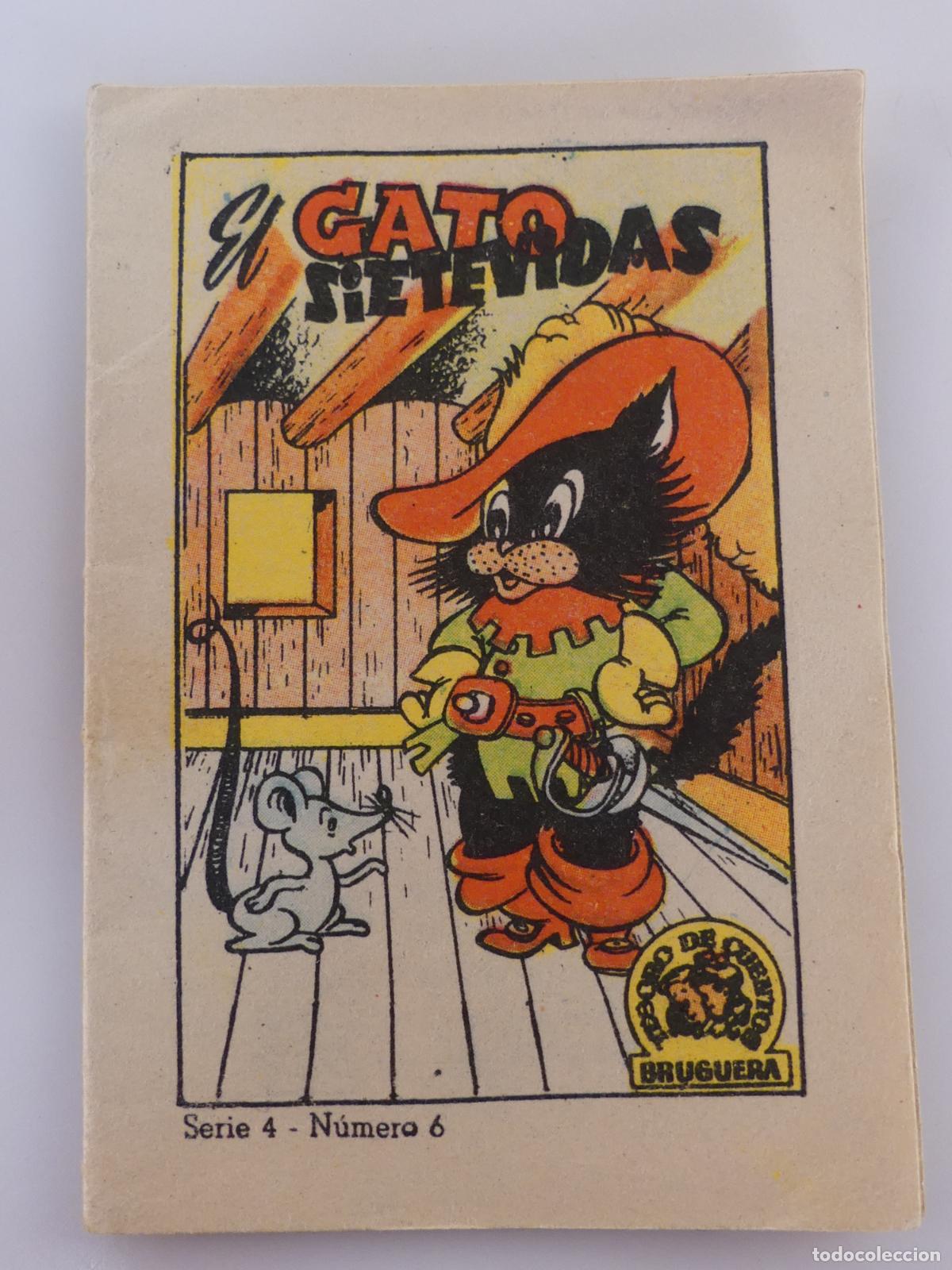 Libri di seconda mano: CUENTO - SERIE 4 NUMERO 6 TESOROS DE CUENTOS BRUGUERA - EL GATO SIETEVIDAS