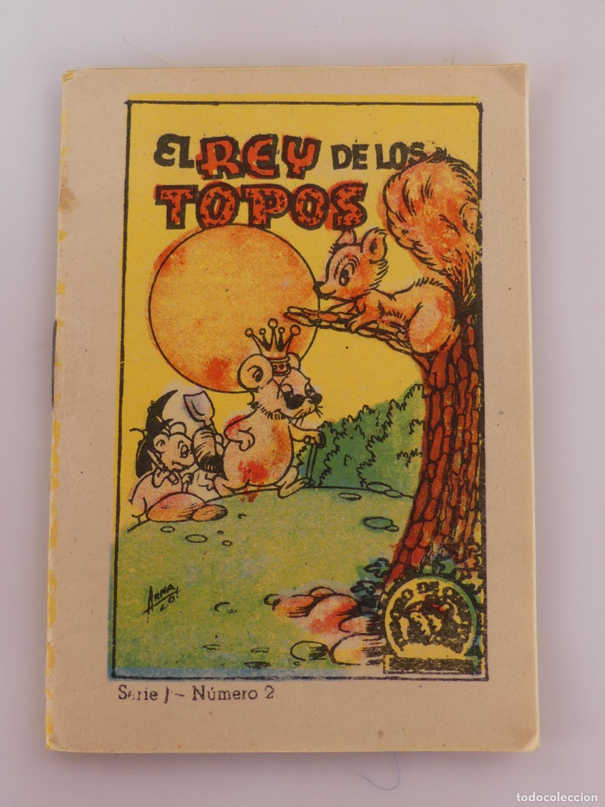 Second hand books: CUENTO - SERIE 1 NUMERO 2 TESOROS DE CUENTOS BRUGUERA - EL REY DE LOS TOPOS