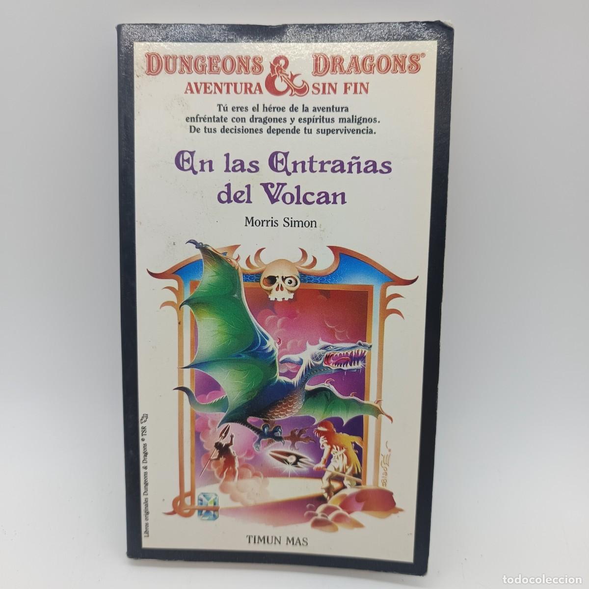 Livros em segunda m&atilde;o: En las entra&ntilde;as del volc&aacute;n &ndash; Morris Simon &ndash; Dungeons & Dragons Aventura sin fin &ndash; Timun Mas