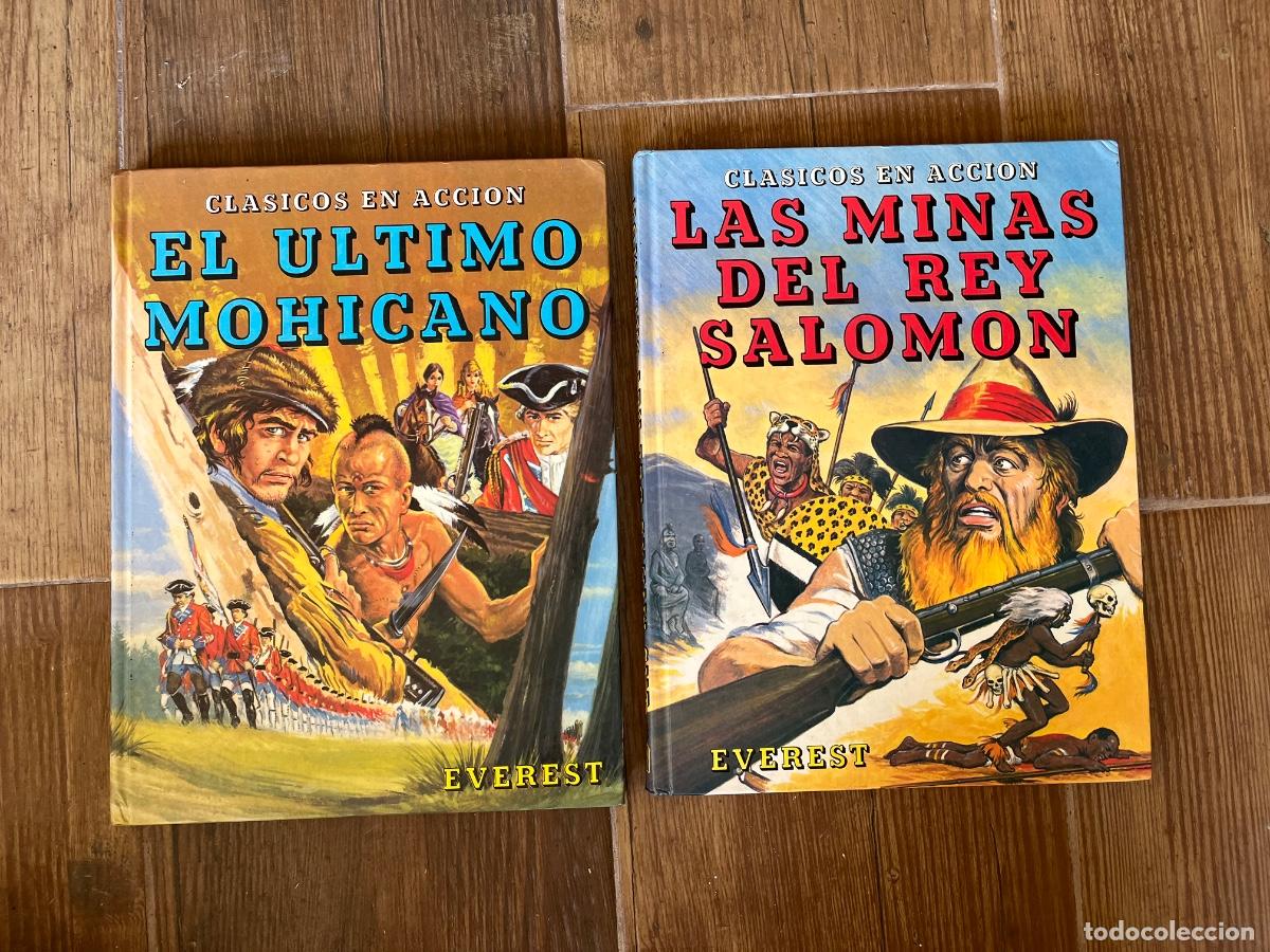 Libros de segunda mano: LAS MINAS DEL REY SALOM&Oacute;N Y EL &Uacute;LTIMO MOHICANO - EVEREST