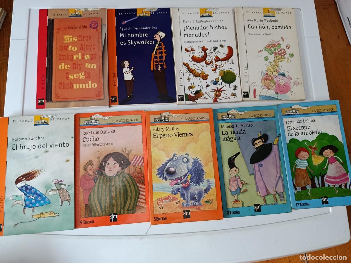 Second hand books: 9 LIBROS COLECCION BARCO DE VAPOR