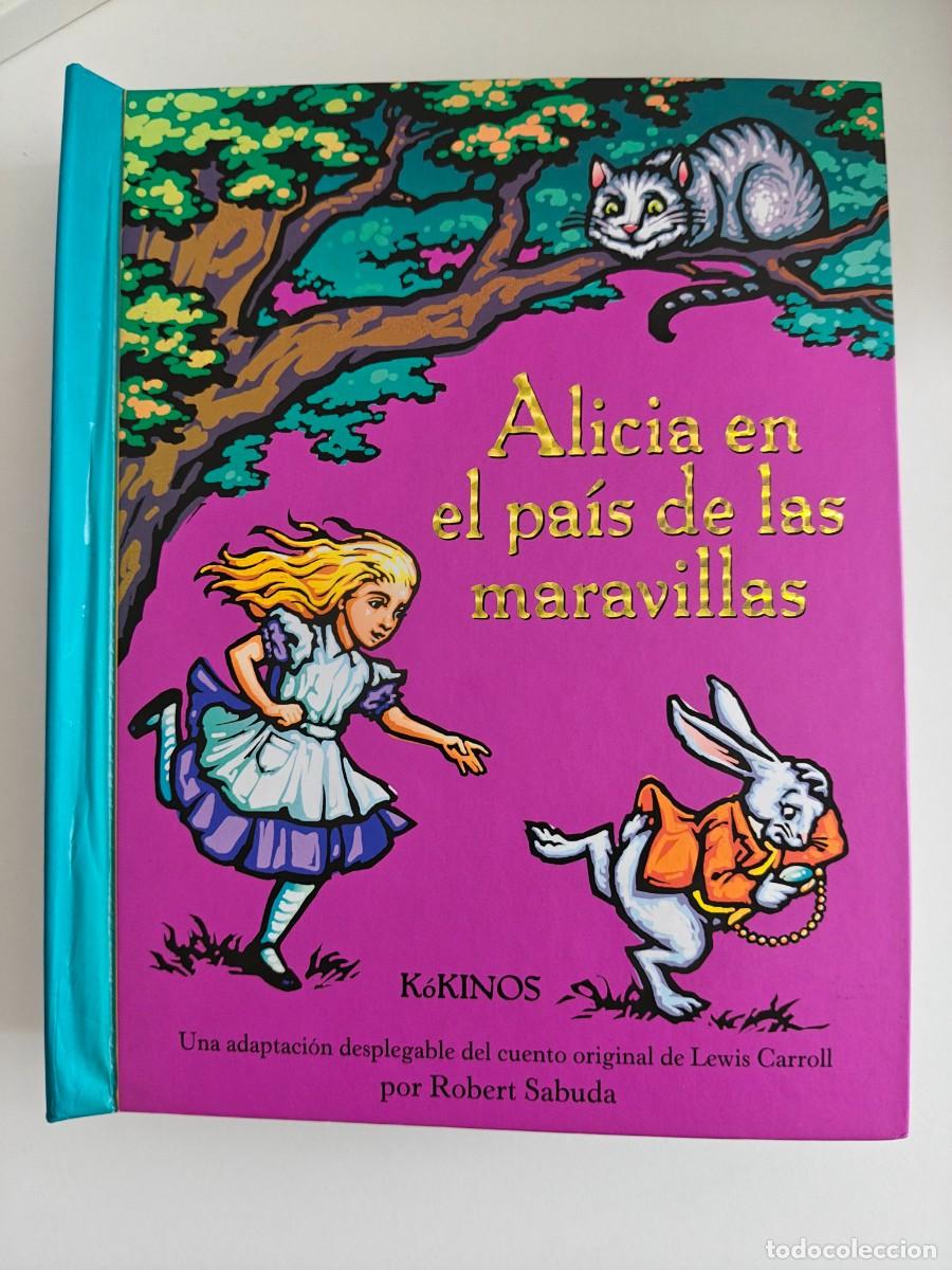 Libros de segunda mano: Alicia Pa&iacute;s Maravillas Lewis Carroll Robert Sabuda Pop Up Libro tridimensional Desplegable kokinos.