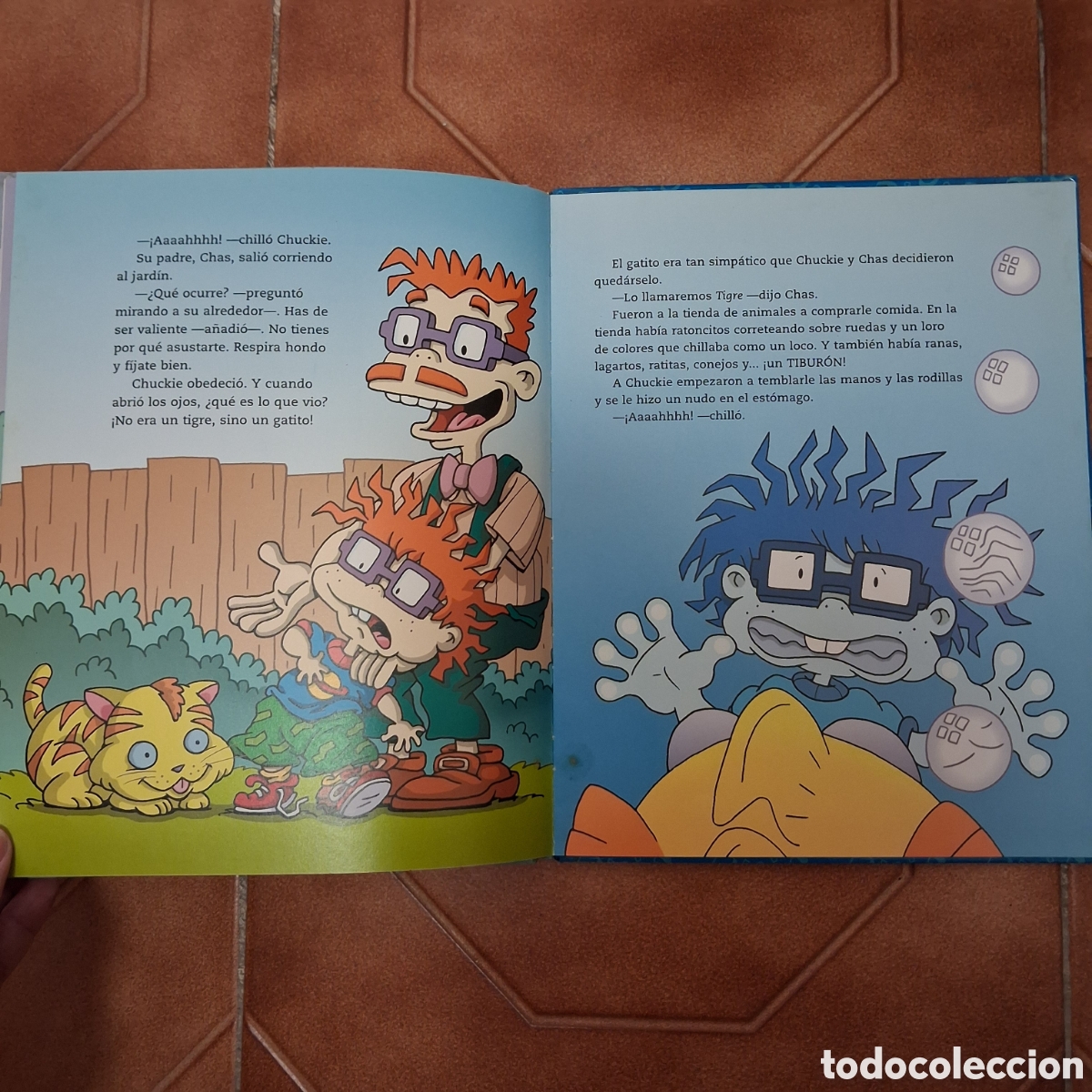 Libros de segunda mano: &iexcl;Qu&eacute; valiente! RUGRATS Nickelodeon (1a ed. 2000 Ediciones B) - Foto 5