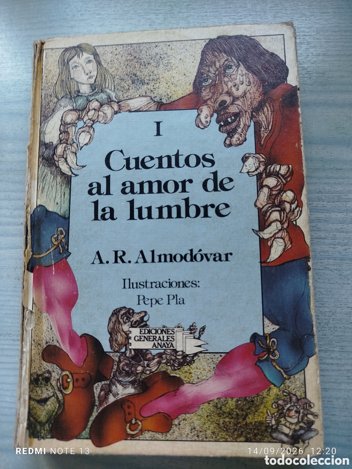Libros de segunda mano: Cuentos al amor de lumbre I..Anaya