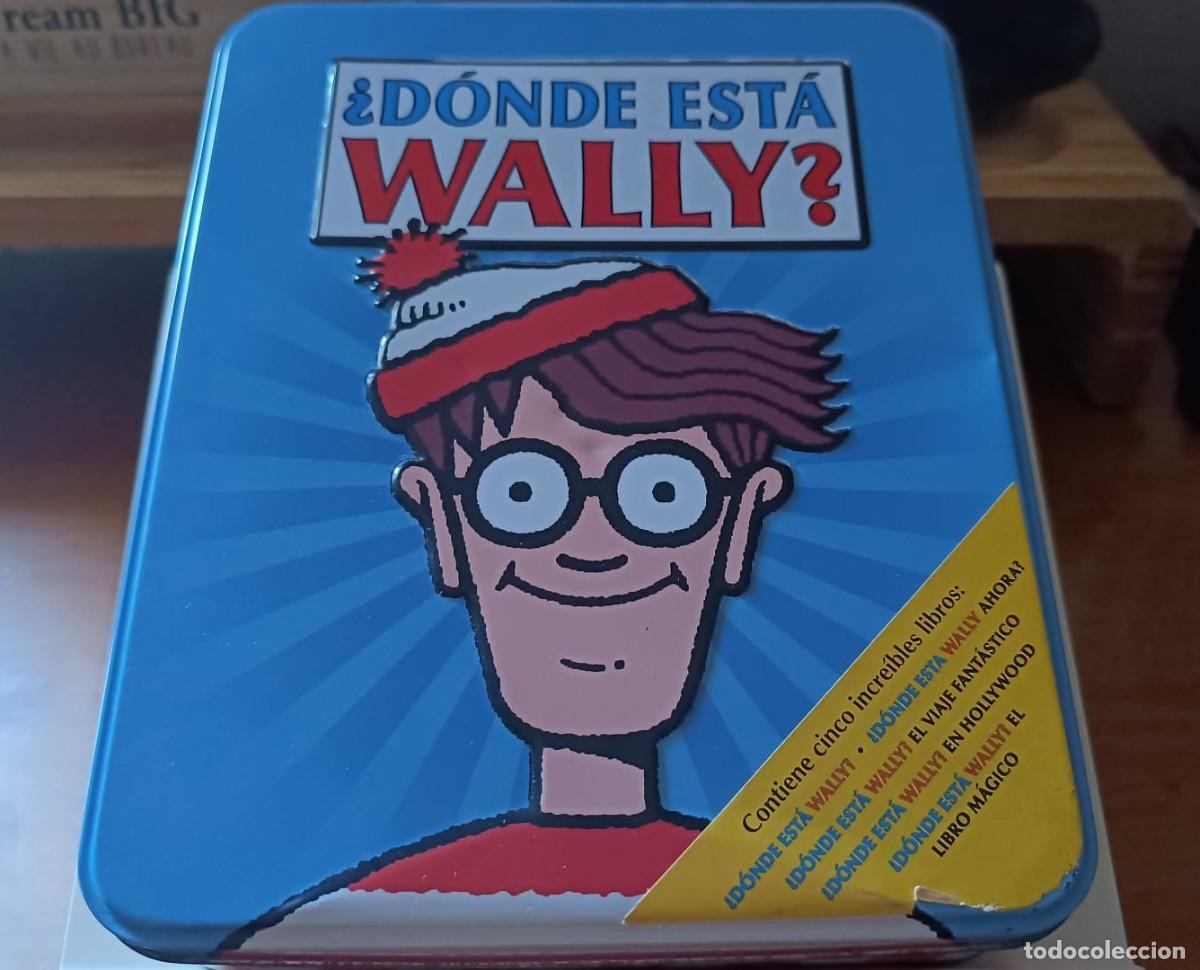 Libros de segunda mano: N - CAJA MET&Aacute;LICA EDICI&Oacute;N ESPECIAL COLECCIONISTA &iquest;D&Oacute;NDE EST&Aacute; WALLY ? - 5 LIBROS - ED. B DE BLOK 2016