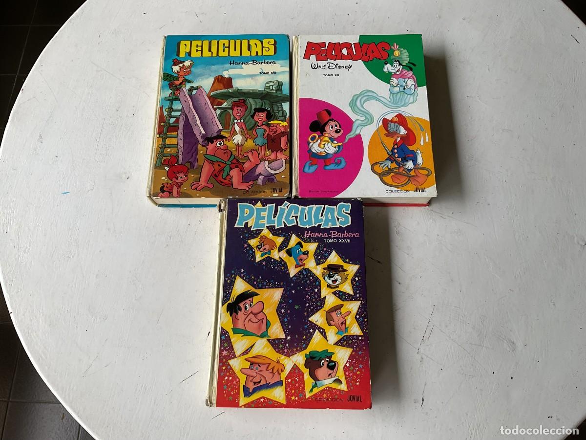 Libros de segunda mano: Colecci&oacute;n Jovial Pel&iacute;culas 3 tomos n&ordm; 16, 20 y 27, Walt Disney y Hanna Barbera 70s