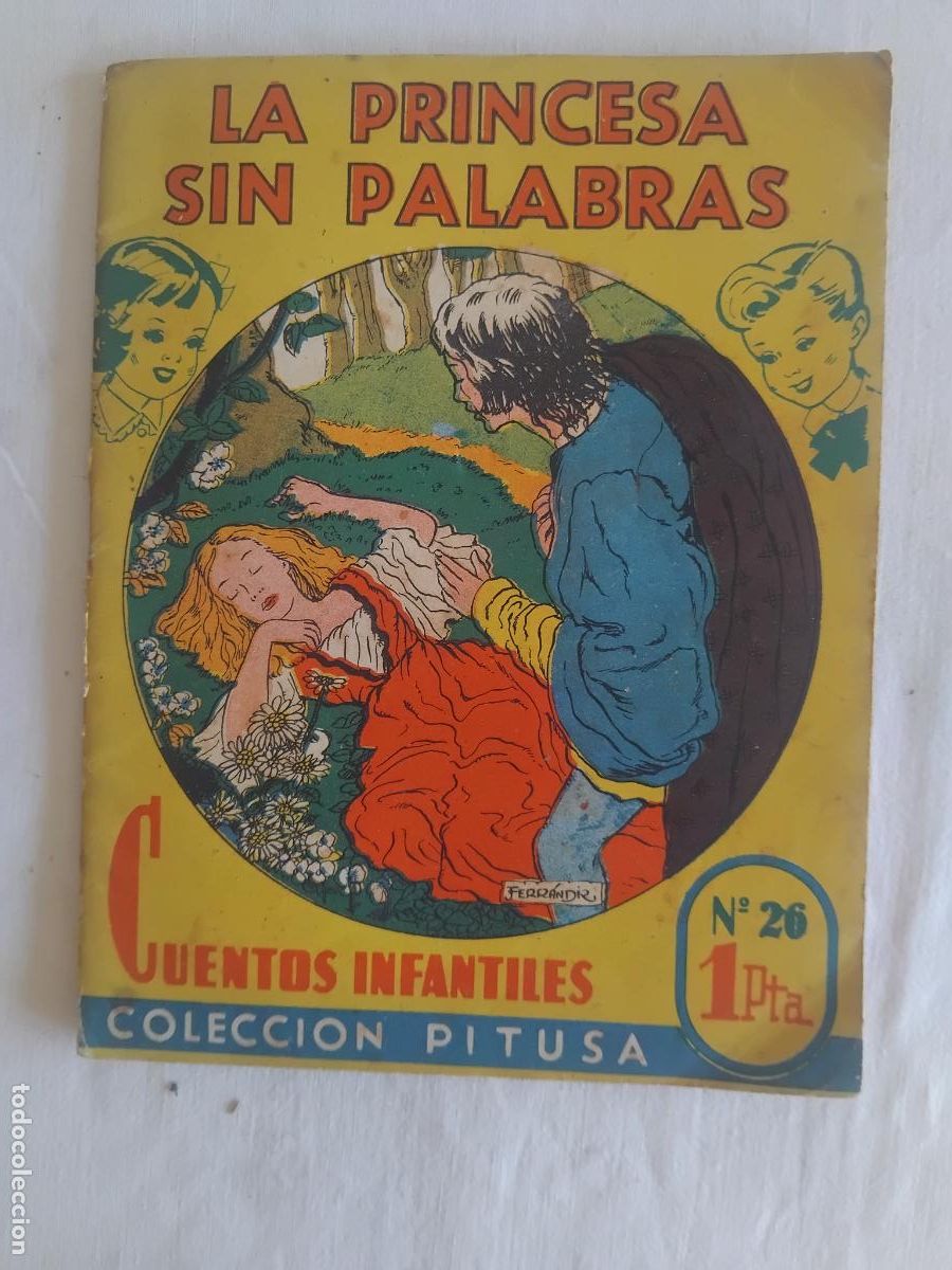 Libros de segunda mano: LA PRINCESA SIN PALABRAS. CUENTOS INFANTILES COLECCION PITUSA N&ordm; 26. EDICIONES HYMSA.