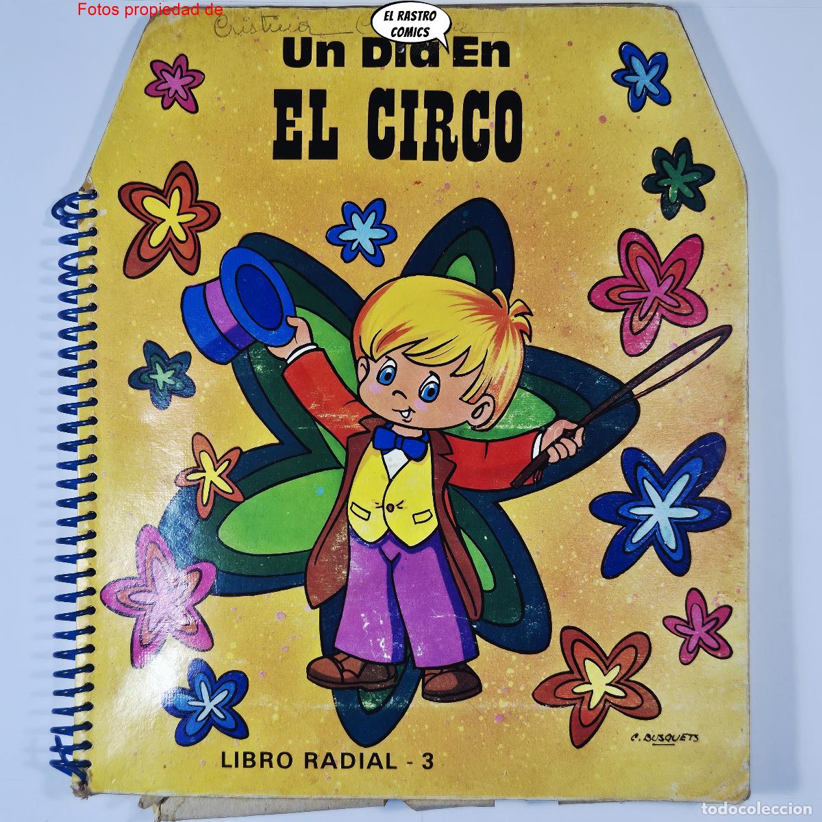 Libros de segunda mano: Un dia en el circo, Libro radial 3, ed Roma 1977, dioramas, desplegable, ventanitas, pop up