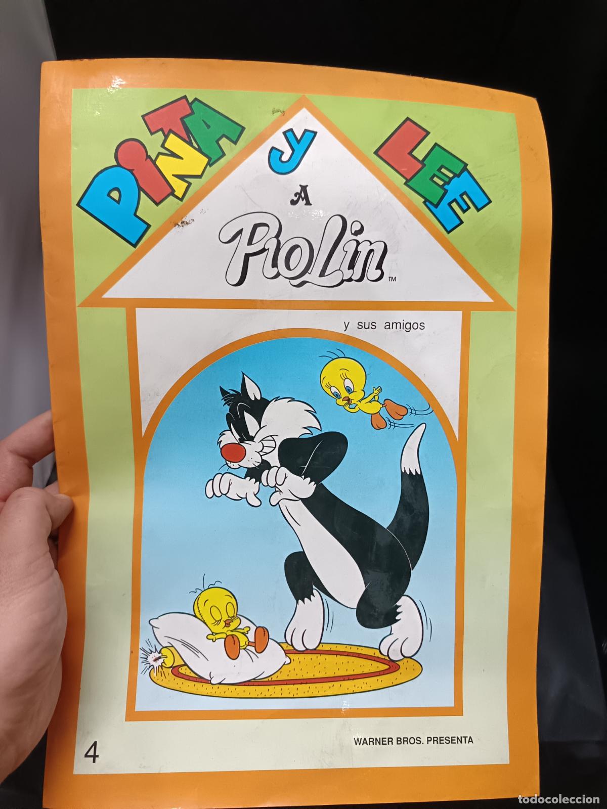 Libros de segunda mano: Pinta y Lee a PIOLIN. Cuento y Colorear Gran Formato 50 cent&iacute;metros.
