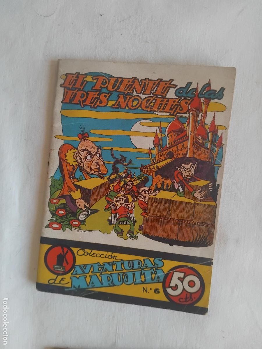 Libros de segunda mano: EL PUENTE DE LAS TRES NOCHES. COLECCION AVENTURAS DE MARUJITA N&ordm; 6I. EDITORIAL MOLINO.