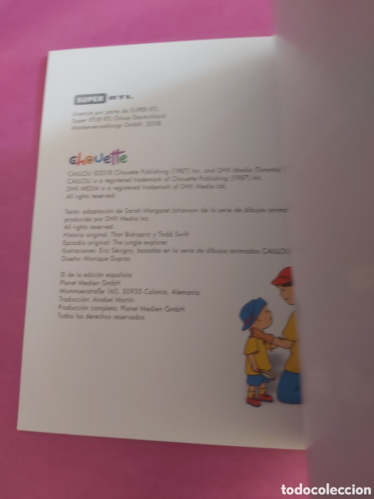 Libros de segunda mano: CAILLOU EL EXPLORADOR DE LA SELVA CHOUETTE - Foto 4