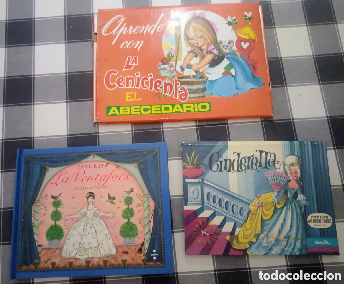 Libros de segunda mano: LOTE DE CUENTOS POP UP DE LA CENICIENTA