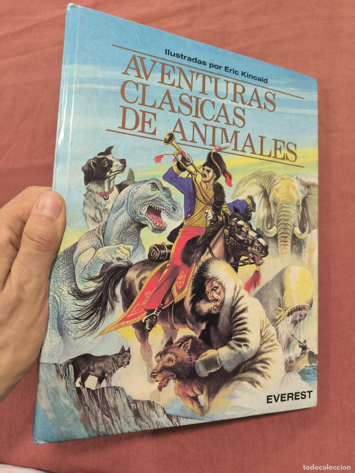Libros de segunda mano: Libro Aventuras Cl&aacute;sicas de Animales &ndash; Everest Color&iacute;n Colorado Infantil