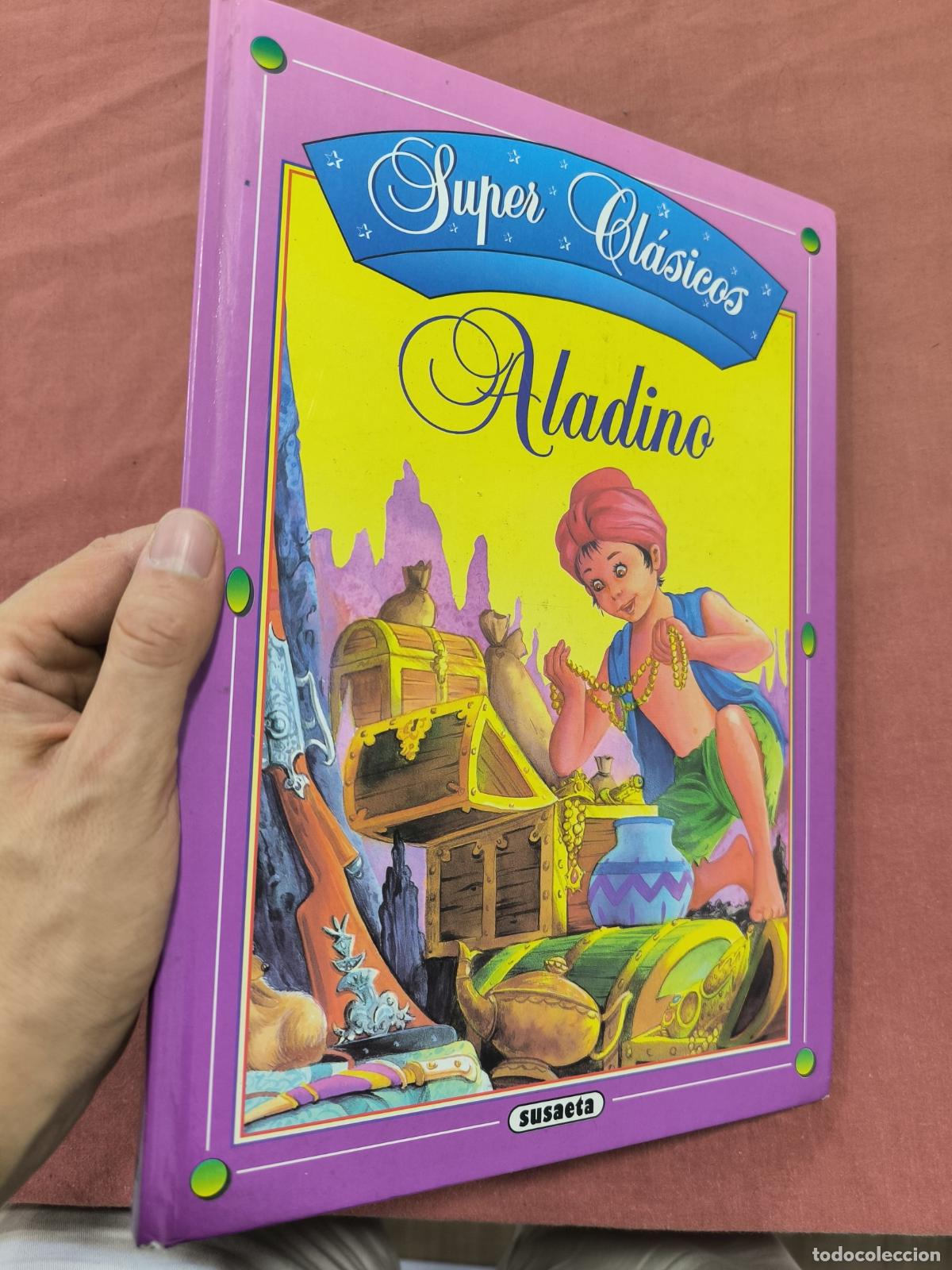 Libros de segunda mano: Libro Aladino &ndash; Super Cl&aacute;sicos Susaeta Cuento Infantil Ilustrado