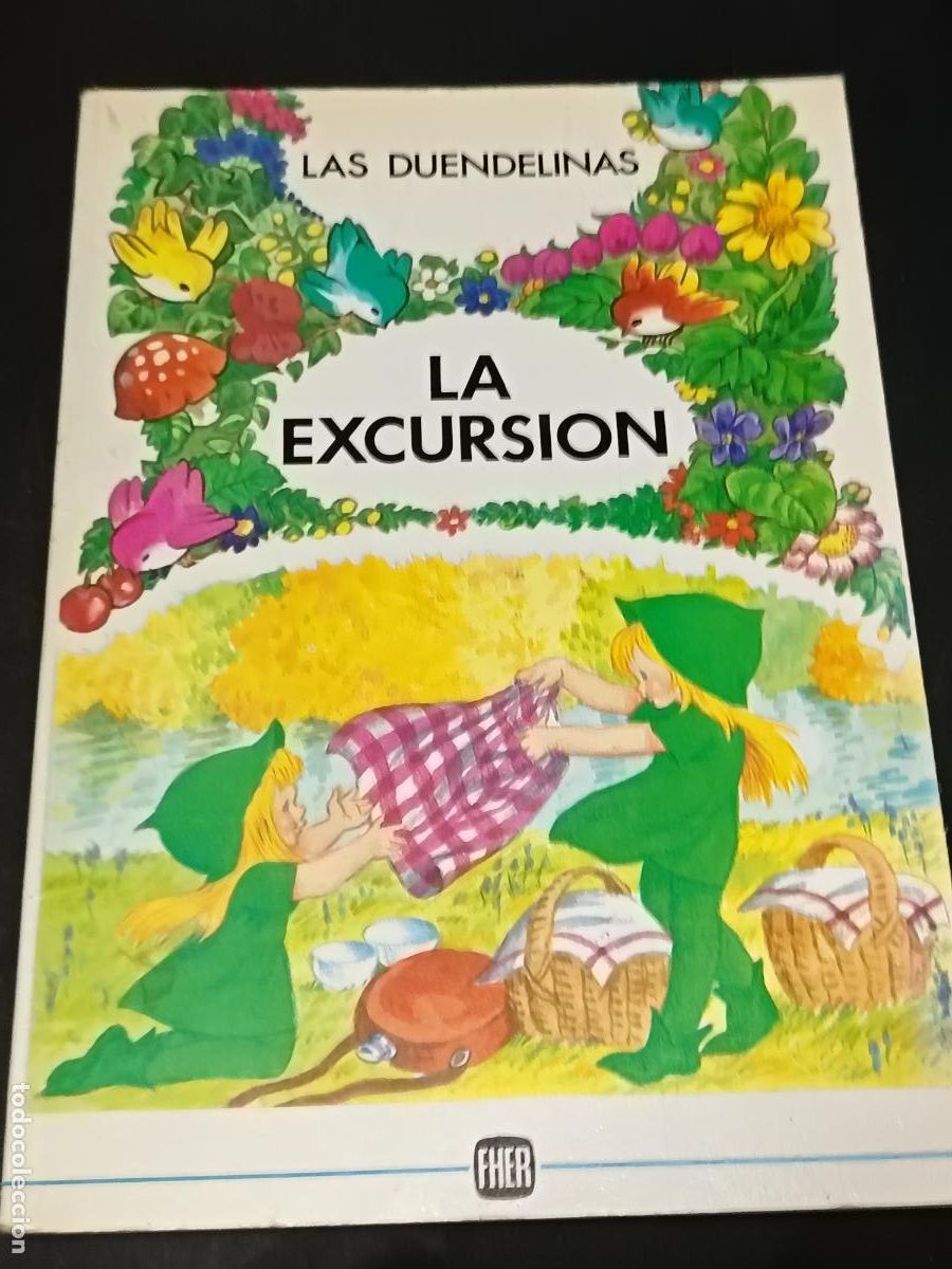 Libros de segunda mano: Las Duendelinas n&ordm;5: La Excursi&oacute;n (Fher, 1991). P&aacute;ginas a color con cubiertas en r&uacute;stica.