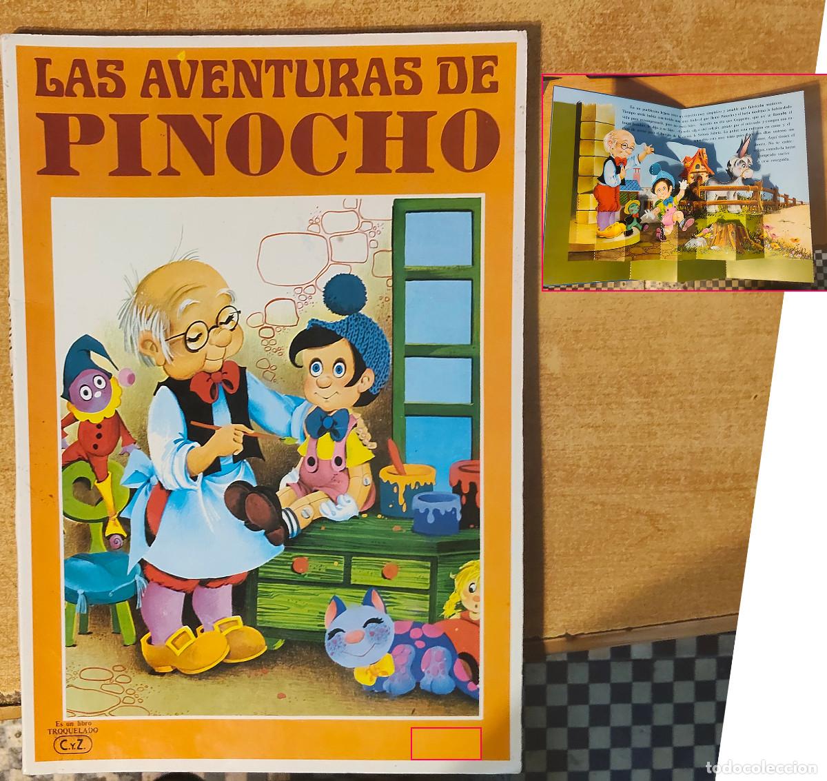 Libros de segunda mano: CUENTO TROQUELADO CON DIORAMAS - LAS AVENTURAS DE PINOCHO EN SU CENTENARIO -ED. COBAS 1980.