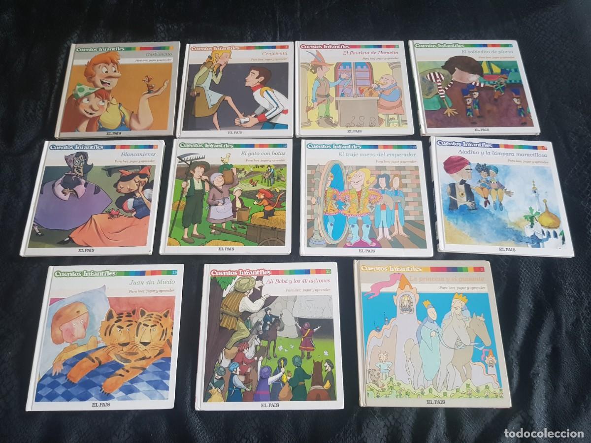Libros de segunda mano: Lote 11 cuentos infantiles (El Pa&iacute;s) pasta dura
