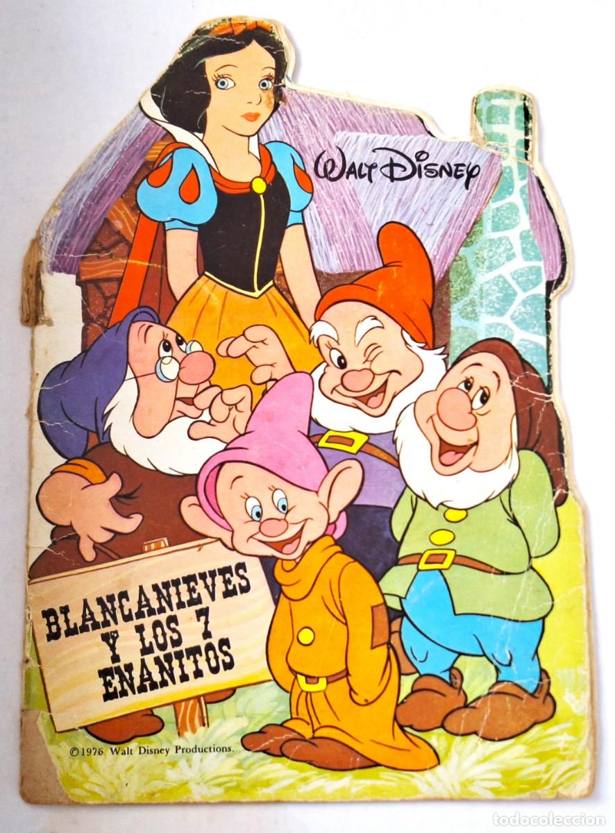 Libros de segunda mano: ANTIGUO CUENTO TROQUELADO, BLANCANIEVES Y LOS 7 ENENITOS - WALT DISNEY - A&Ntilde;O 1976