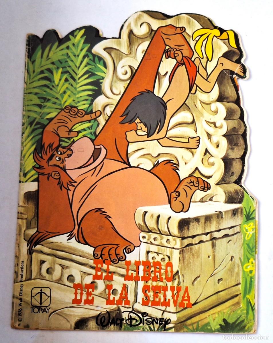 Libros de segunda mano: ANTIGUO CUENTO TROQUELADO, EL LIBRO DE LA SELVA - WALT DISNEY - A&Ntilde;O 1976