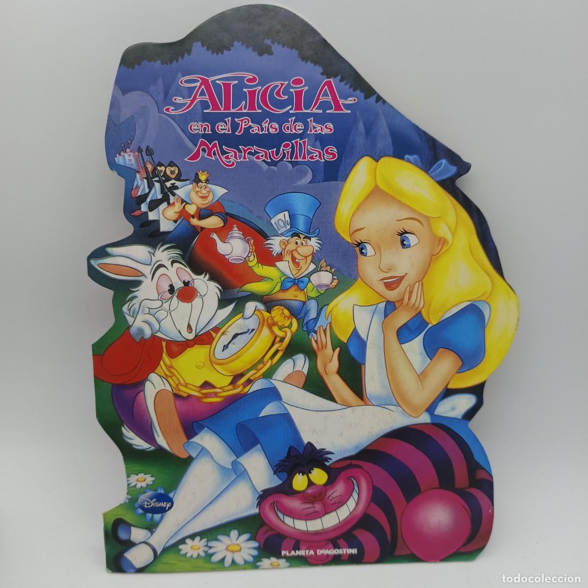 Libros de segunda mano: Libro troquelado Disney Alicia en el Pa&iacute;s de las Maravillas &ndash; Planeta DeAgostini 2010