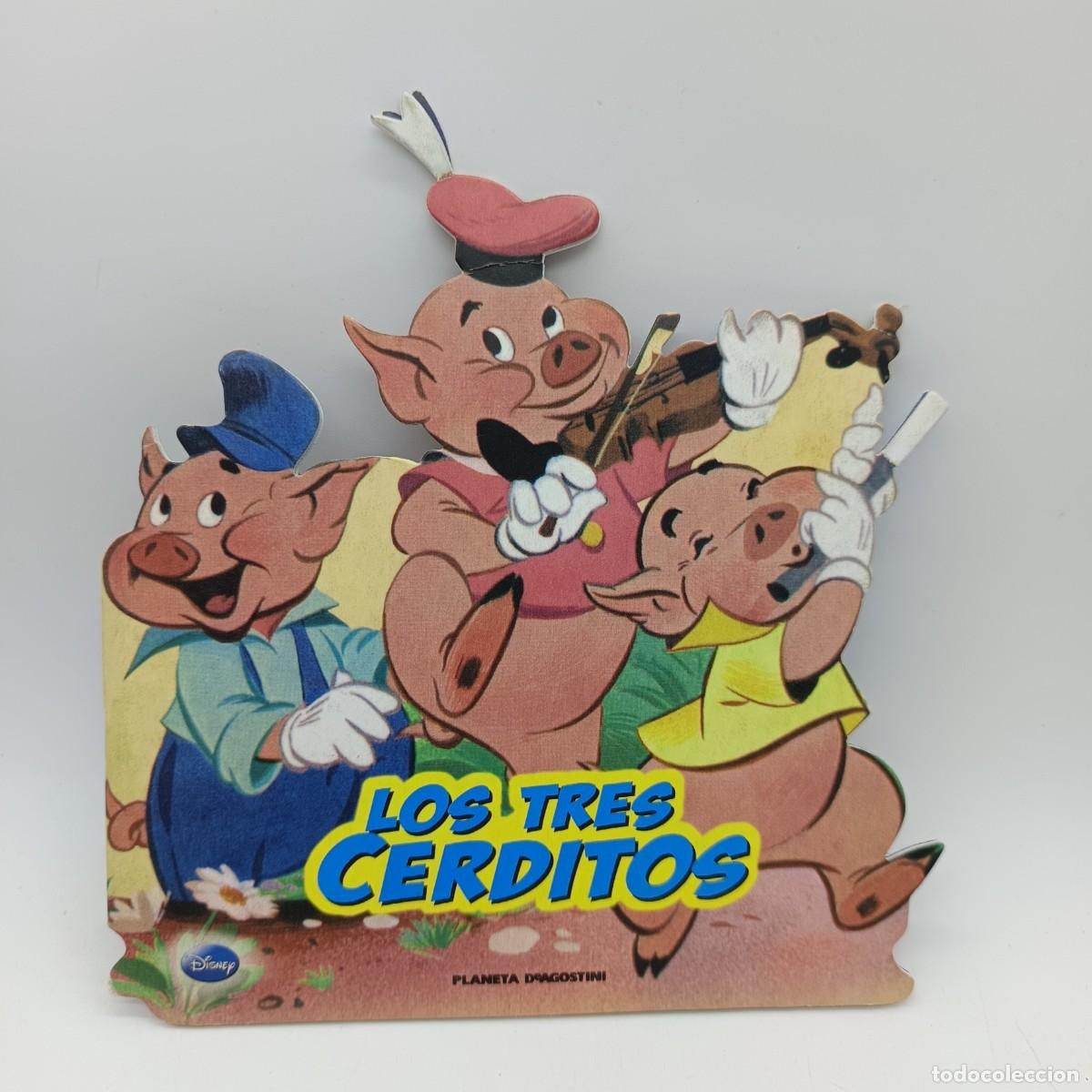 Libros de segunda mano: Libro troquelado Disney Los Tres Cerditos &ndash; Planeta DeAgostini 2010