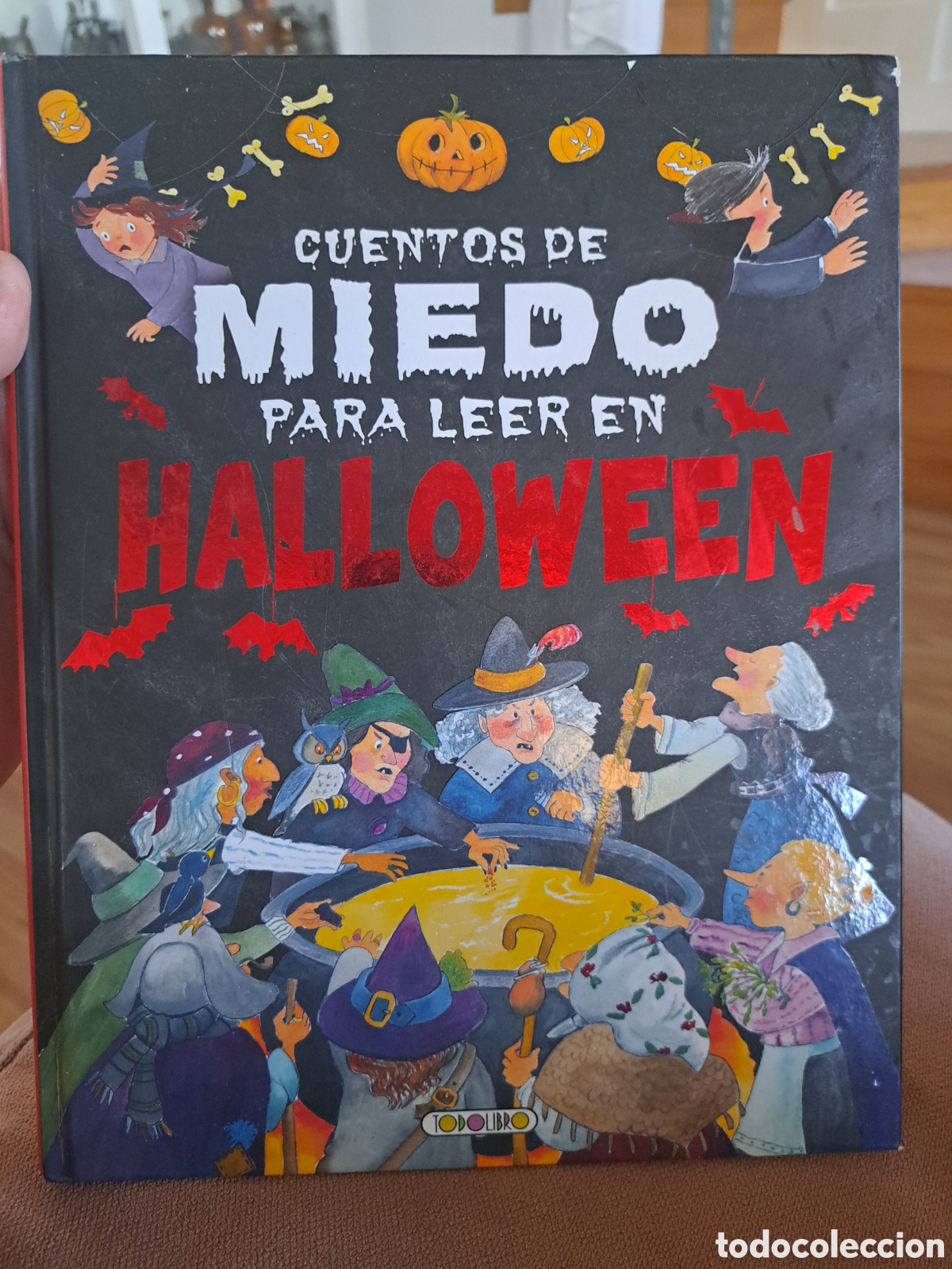 Libros de segunda mano: Jml Cuentos de miedo para leer en Halloween. Todolibro. Tapa dura.
