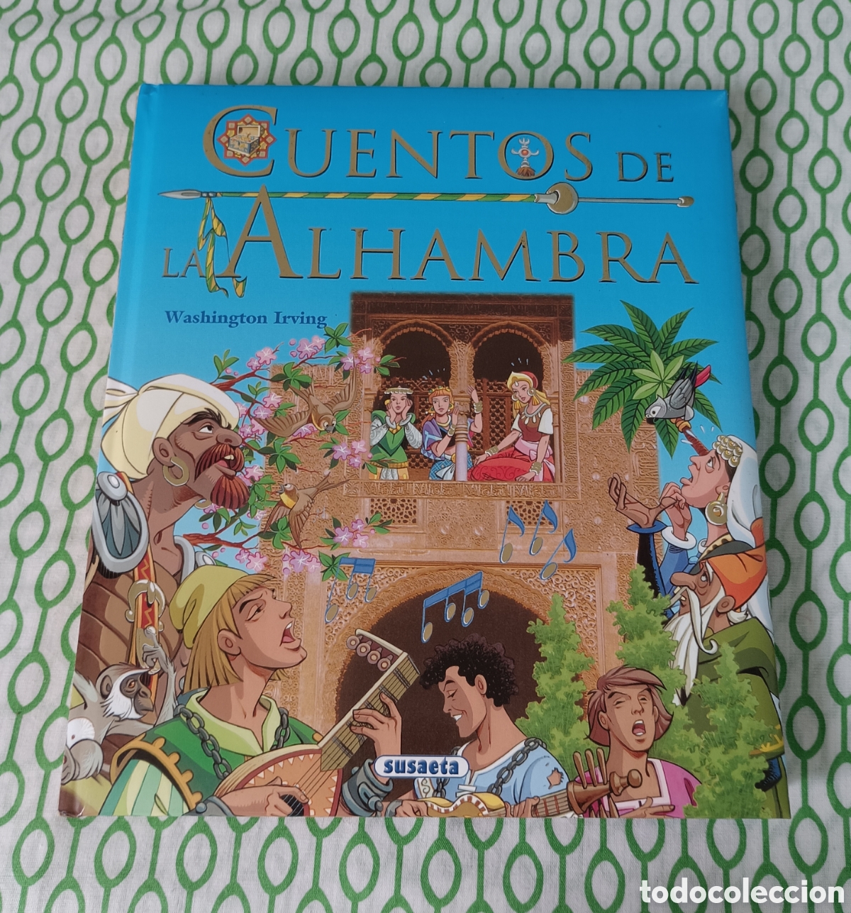 Libros de segunda mano: SIN USAR. Libro - CUENTOS DE LA ALHAMBRA, W. Irving. Adaptaci&oacute;n ilustrada. Ed. SUSAETA. Como nuevo
