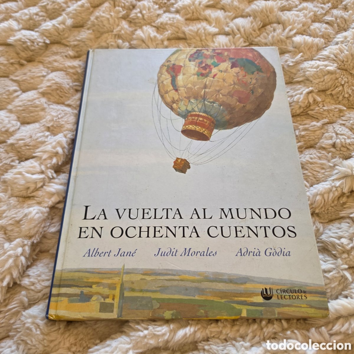 Libros de segunda mano: &rdquo;La vuelta al mundo en ochenta cuentos&rdquo; - Albert Jan&eacute; (Edeb&eacute;, 2002) Ilustrado. Tapa dura