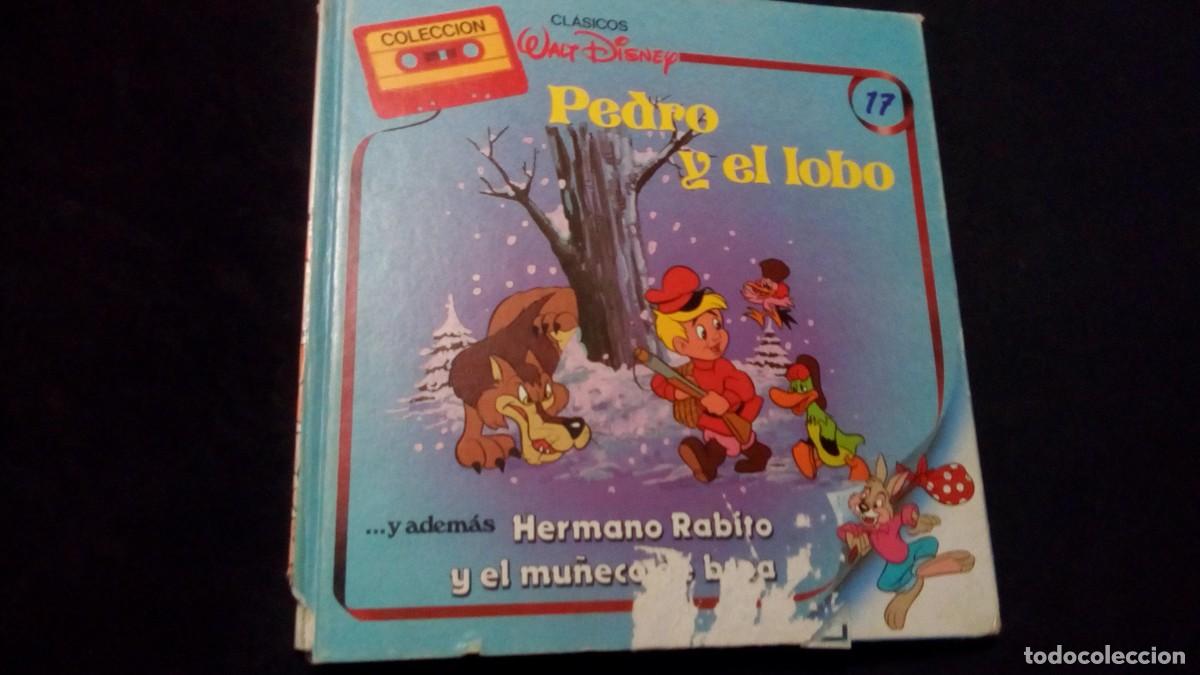 Libros de segunda mano: CLASICOS WALT DISNEY N&ordm; 17-PEDRO Y EL LOBO-HERMANO RABITO Y EL MU&Ntilde;ECO DE BREA