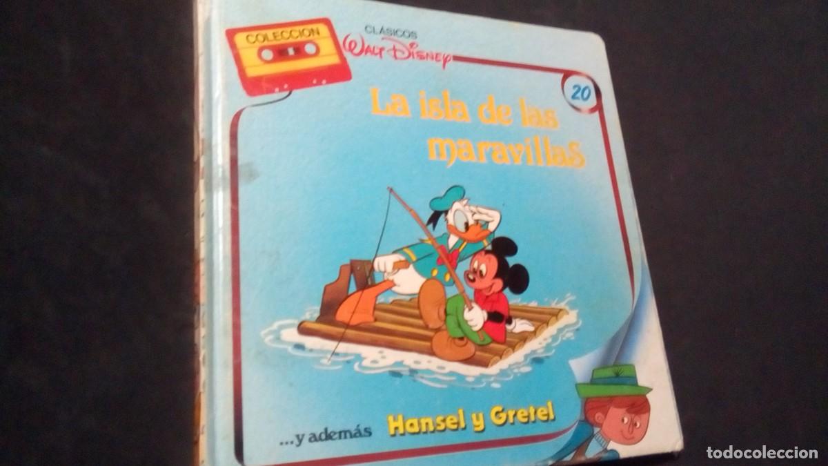 Libros de segunda mano: CLASICOS WALT DISNEY N&ordm; 20-LA ISLA DE LAS MARAVILLAS-HANSEL Y GRETEL