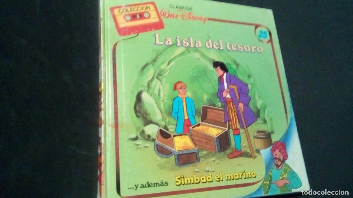Libros de segunda mano: CLASICOS WALT DISNEY N&ordm; 25-LA ISLA DEL TESORO-SIMBAD EL MARINO