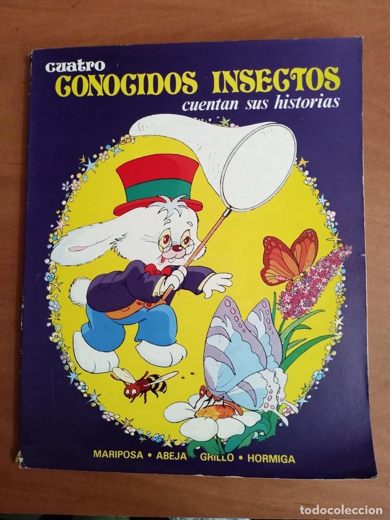Libros de segunda mano: Cuatro conocidos insectos cuentan sus historias &ndash; Mariposa Abeja Grillo Hormiga &ndash; leer detalles