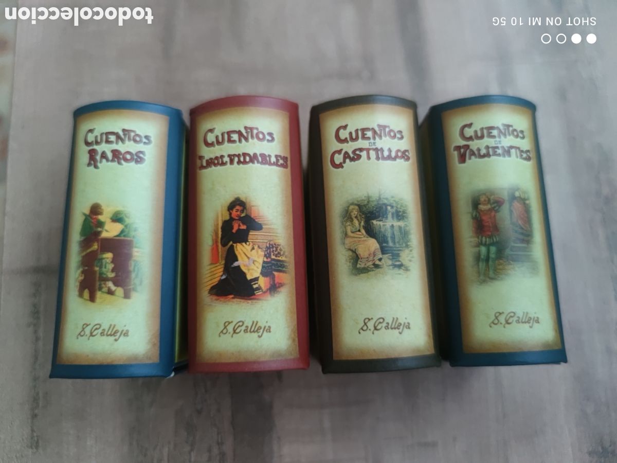 Libros de segunda mano: Lote 4 Estuches Cuentos de Calleja Colecci&oacute;n Miniatura RBA