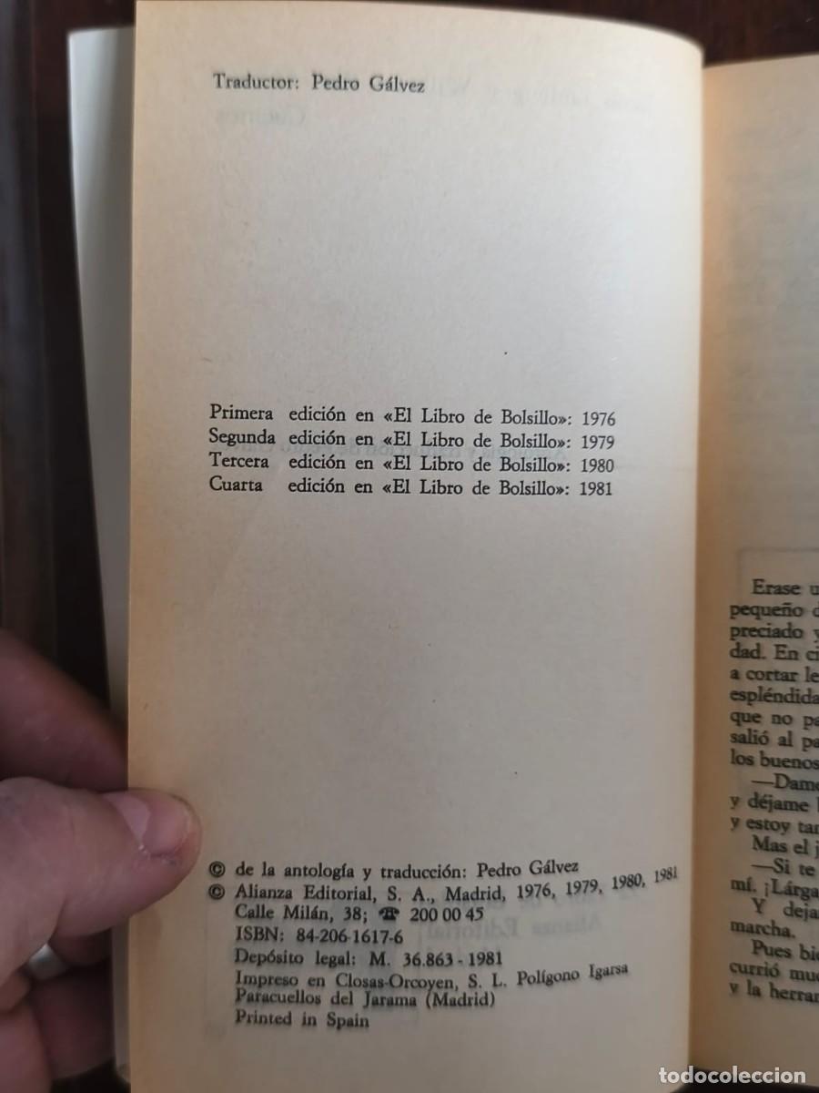 Libros de segunda mano: JACOB Y WILHELM GRIMM &ndash; CUENTOS &ndash; ALIANZA EDITORIAL - Foto 2