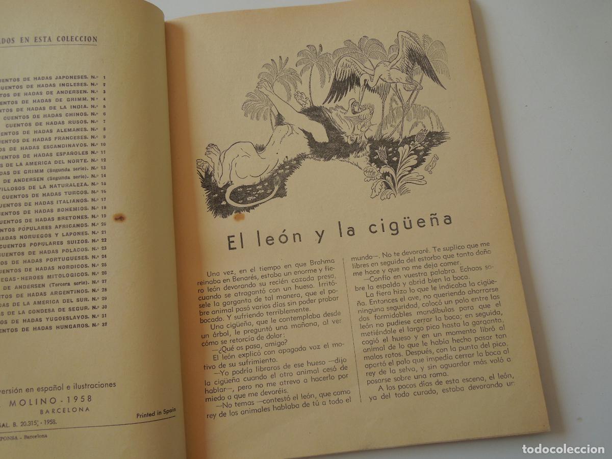 Libros de segunda mano: CUENTOS DE HADAS DE LA INDIA - EDITORIAL MOLINO 1958 - Foto 4
