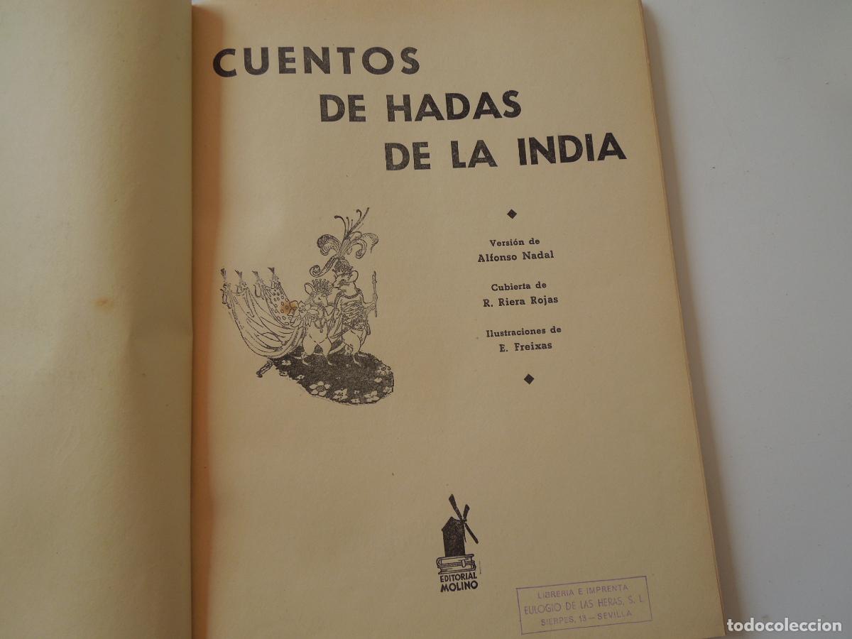 Libros de segunda mano: CUENTOS DE HADAS DE LA INDIA - EDITORIAL MOLINO 1958