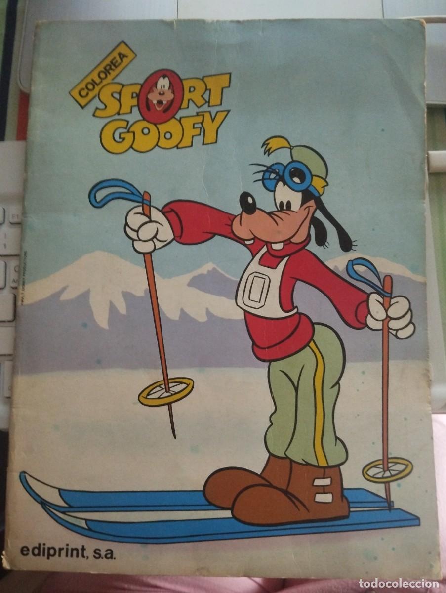 Libros de segunda mano: SPORT GOOFY N&ordm; 3 DISNEY EDIPRINT VALENCIANA 1980 PARA COLOREAR DEPORTE ESQU&Iacute; NUEVO