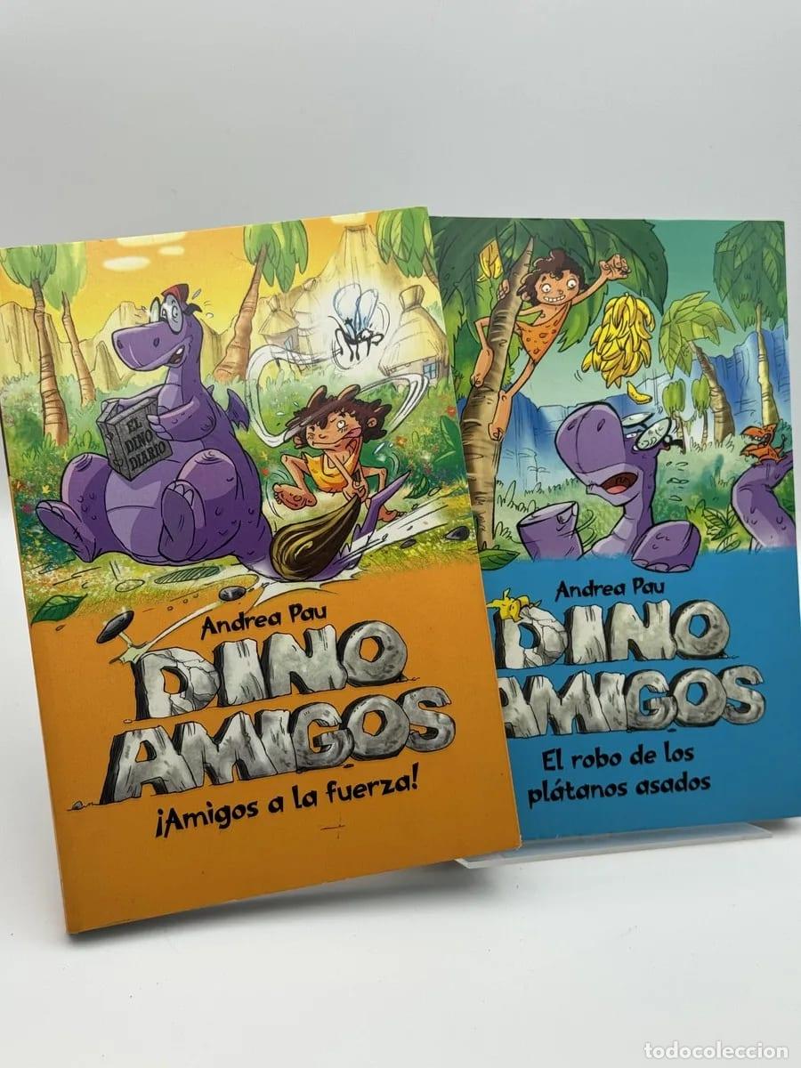 Libros de segunda mano: Lote Dino Amigos - Andrea Pau